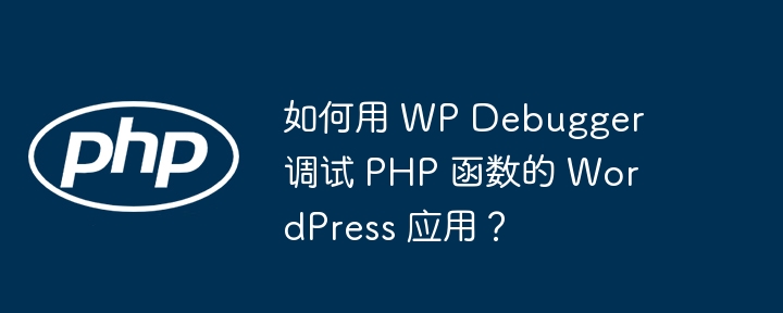 如何用 WP Debugger 调试 PHP 函数的 WordPress 应用?