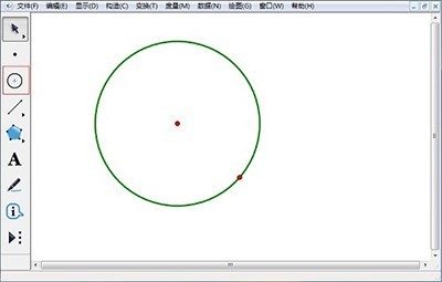 几何画板使用圆绘制等腰三角形的图文方法