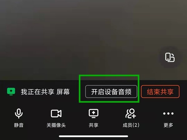 钉钉怎么设置共享屏幕声音_钉钉开启设备音频教程