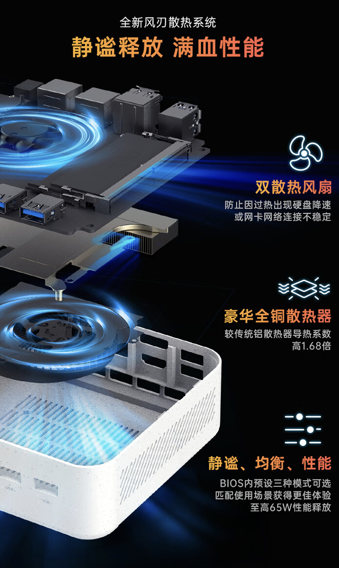 机械师创物者 MiniⅡ 迷你主机 R9-7940H 版 4 月 29 日开售:双 2.5G 网口,准系统 2699 元