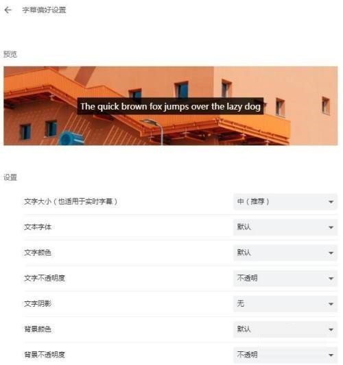 Google浏览器怎么设置字幕偏好_Google浏览器设置字幕偏好教程