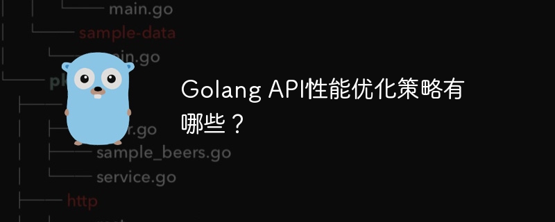 Golang API性能优化策略有哪些?