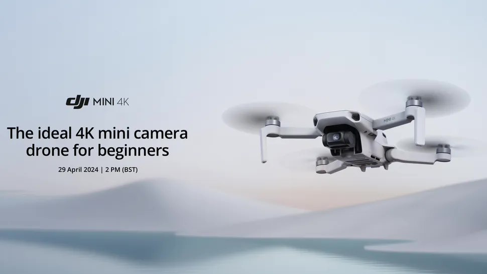 大疆 Mini 4K 无人机 4 月 29 日发布,有望接任 Mini 2 SE 机型