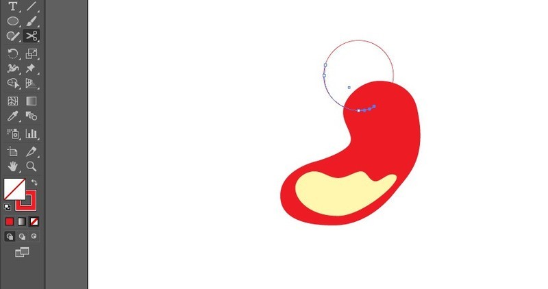 ai绘制胃图标的操作步骤