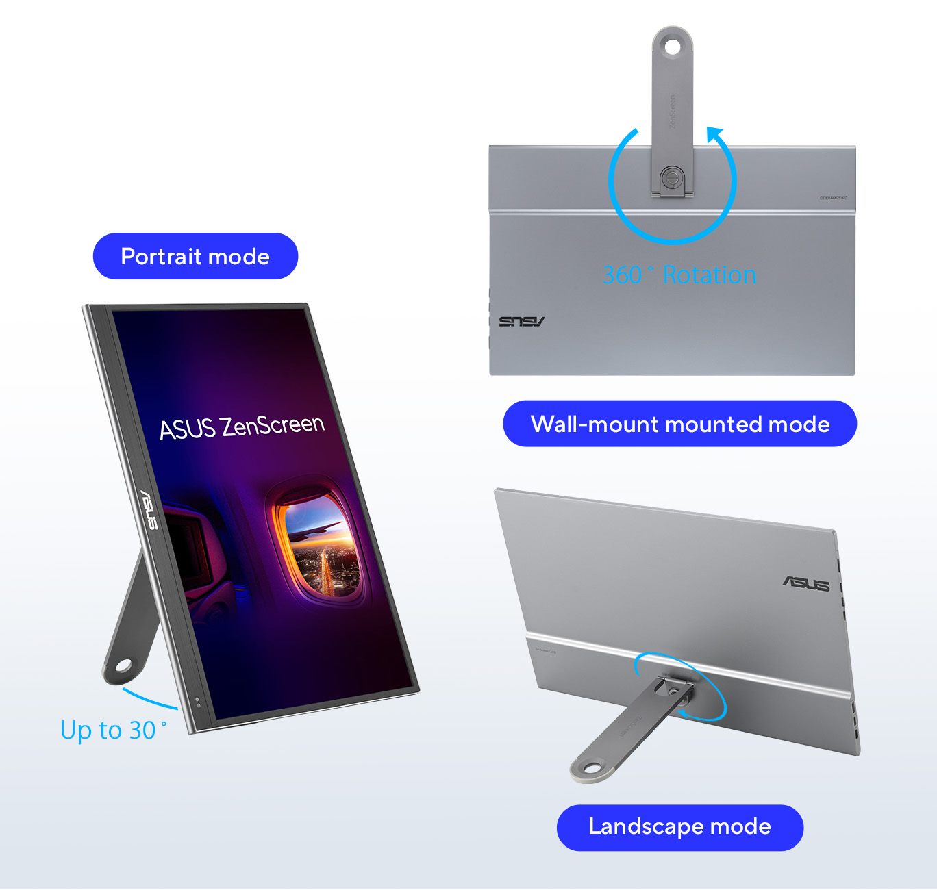 华硕推出 OLED 便携屏 MQ16AHE,FHD 分辨率 100% DCI-P3 色域