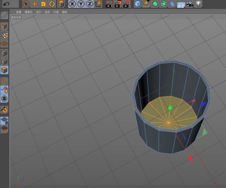 C4D建模杯子的操作教程