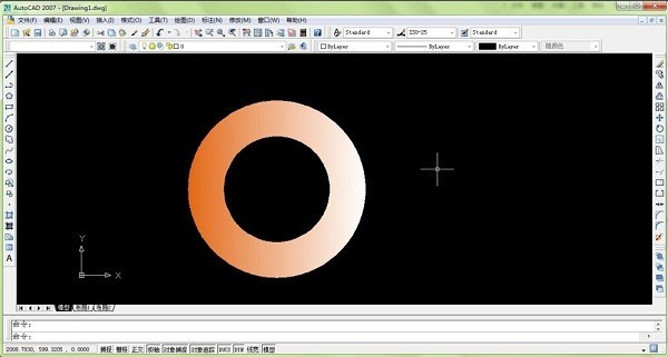 怎样用autocad2007画同心圆 autocad2007画图教程