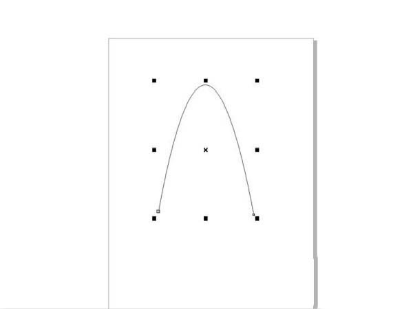 CorelDraw X4做出抛物线的方法介绍
