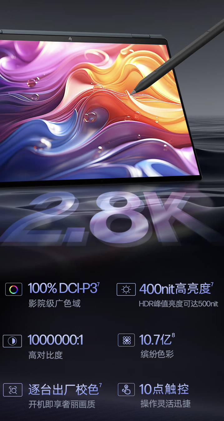 惠普 2024 款幽灵 Spectre x360 笔记本配置上新:可选 14/16 英寸、Ultra5/7,9999 元起