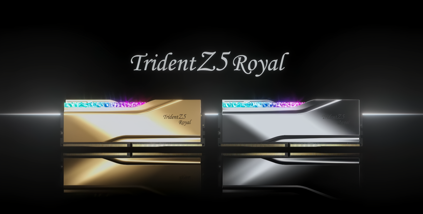 芝奇预热新一代旗舰级 “Trident Z5 Royal 皇家戟”DDR5 内存