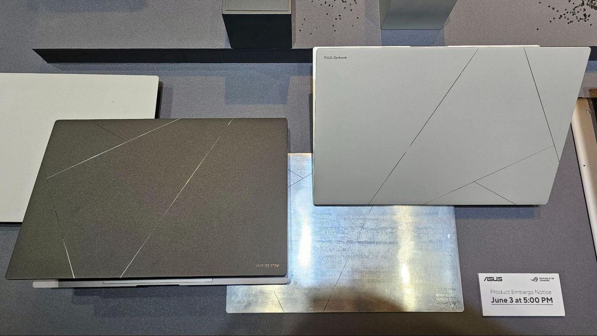 英特尔 Lunar Lake + 全新模具,华硕展出新款灵耀 Zenbook S 14 笔记本