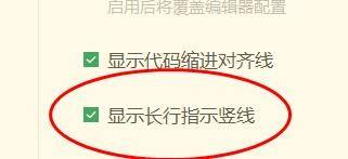 hbuilderx怎么开启显示长行指示竖线_hbuilderx开启显示长行指示竖线教程