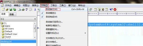 EditPlus怎么设置自动换行 EditPlus设置自动换行教程