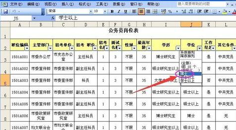 Excel自动筛选使用操作详解