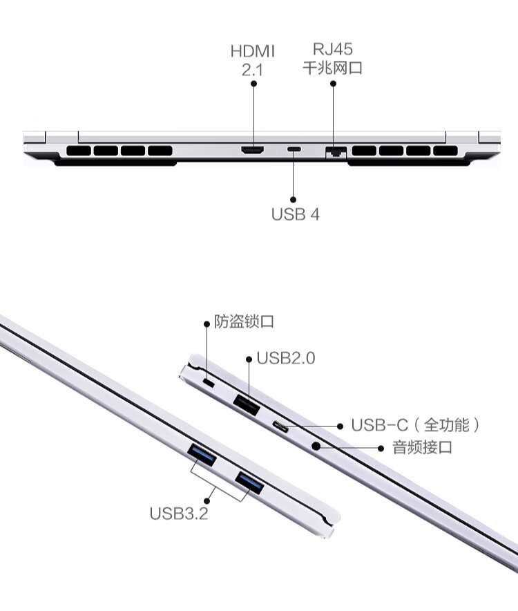 机械革命无界 14X 暴风雪笔记本首发预售:白色电泳机身、R7-8845HS,4299 元