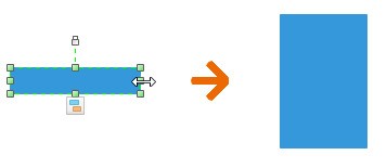 亿图流程图制作软件把文字竖向显示的操作教程