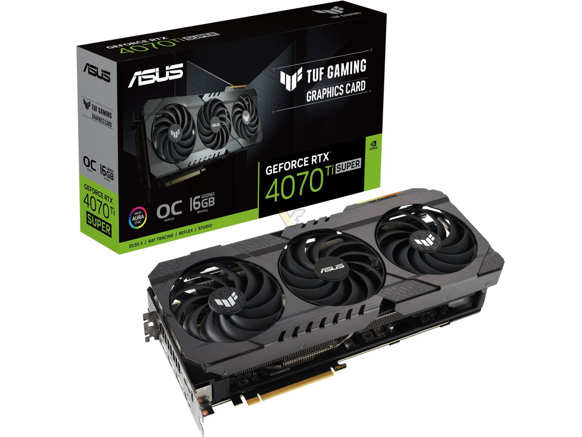 华硕推出新款 RTX 4070 Ti SUPER TUF OG 系列显卡，换用 RTX 3090 Ti 散热设计