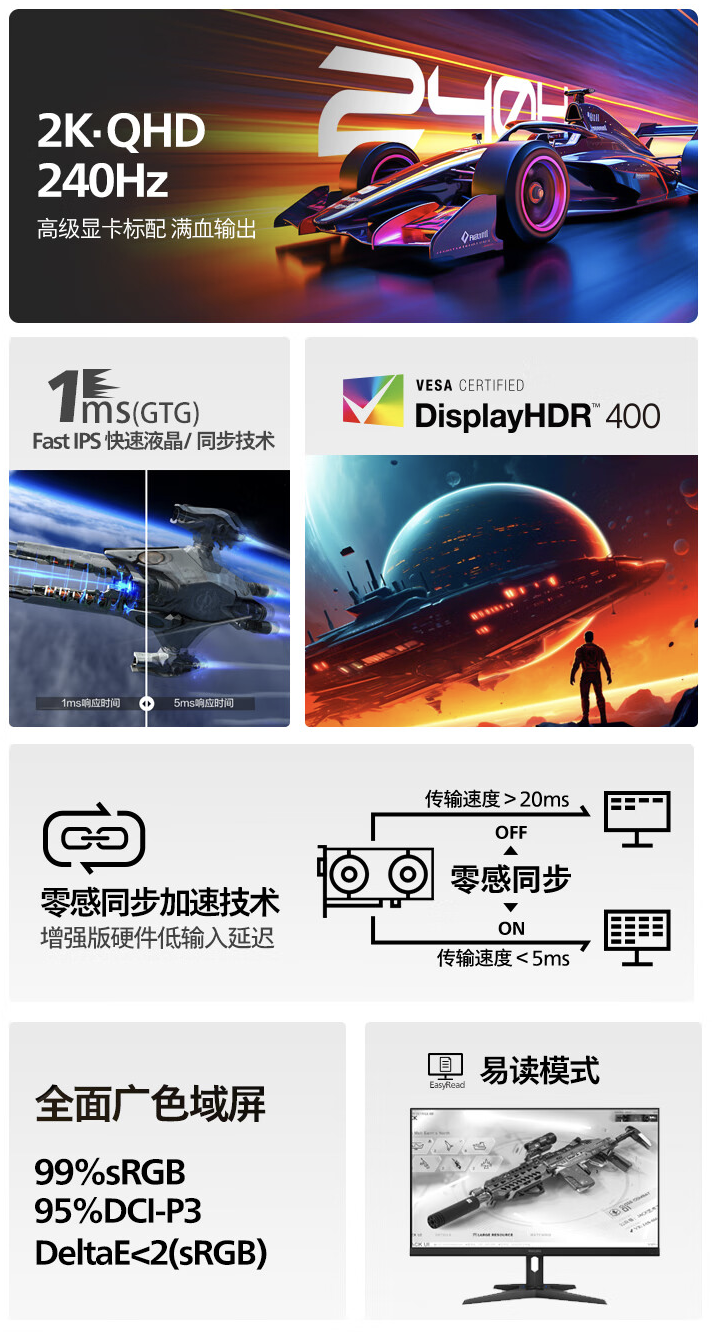 飞利浦“27M3N3540P”27 英寸显示器上架开售:2K 240Hz,1699 元