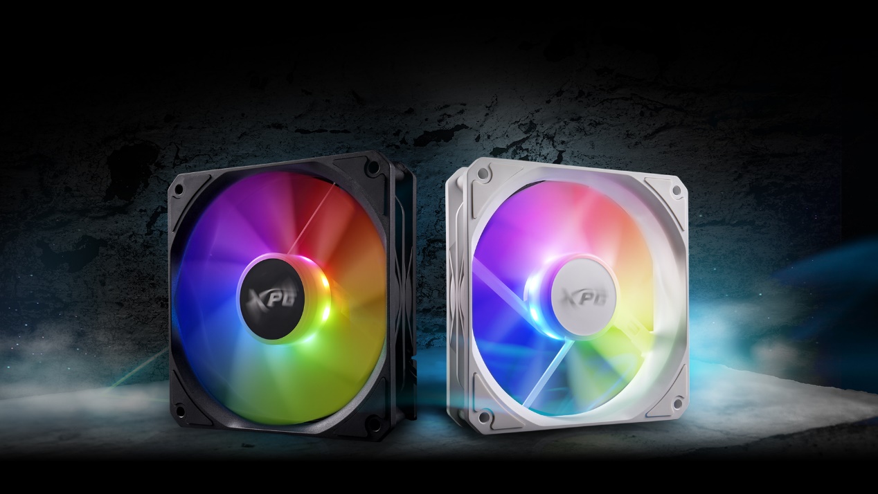 威刚 XPG 推出入门级 VENTO 120 ARGB PWM 散热风扇系列,包含反叶版本