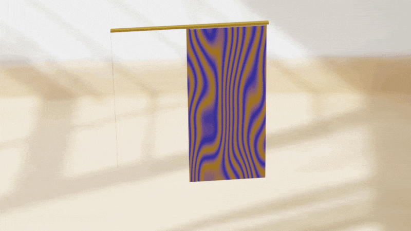 blender2.9怎么制作日式左右推拉窗帘效果的动画 blender教程