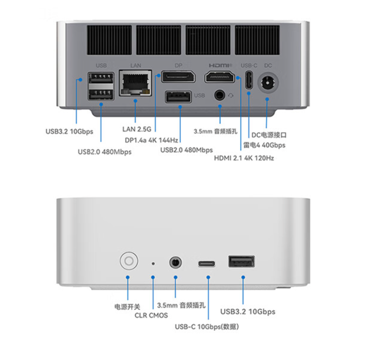 零刻 SEi14 迷你主机开售:Ultra 5 125H 处理器,准系统 2699 元