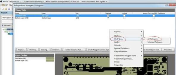 Altium Designer 13中铺铜设计的详细步骤