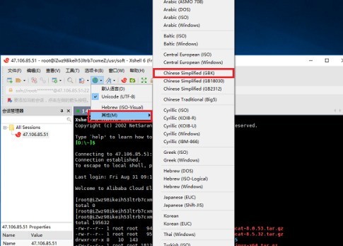 Xshell怎么设置编码 Xshell设置编码的方法
