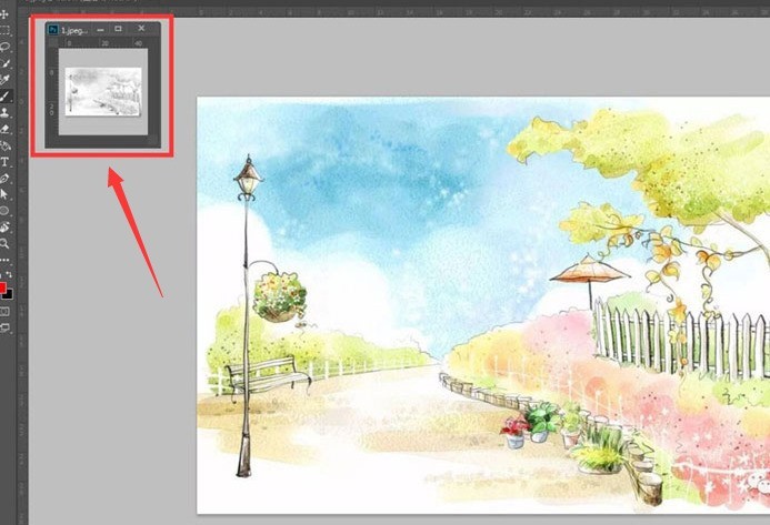 ps黑白观察层怎么看_ps创建黑白实时画板步骤一览