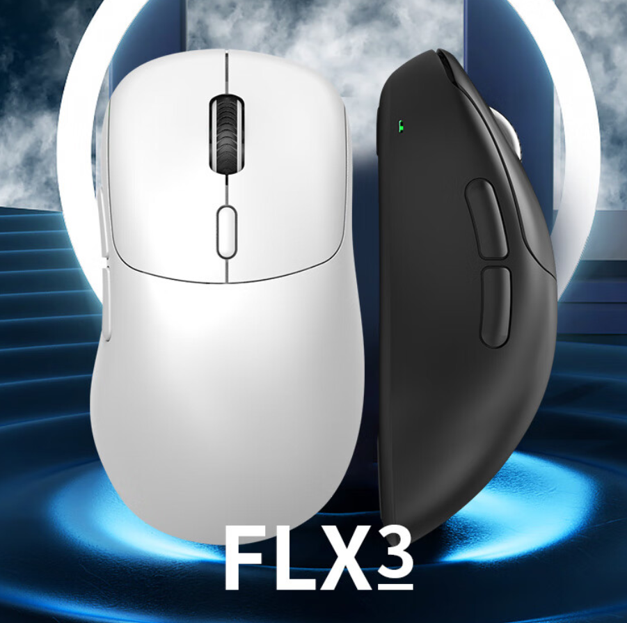 HELLO GANSS FLX3 三模游戏鼠标开启预售:PAW3395、55g 重量,99 元起