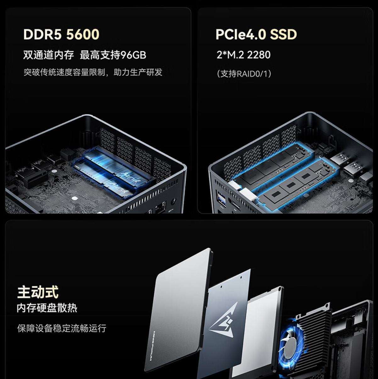铭凡 UM790 XTX 迷你主机上架:R9-7940HS、Oculink 接口,准系统 3099 元