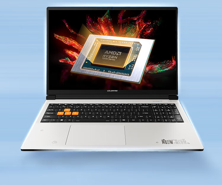 七彩虹 MEOW R16 雪影白笔记本“R9-7845HX + RTX 4060”配置版本开启预售,首发 6899 元