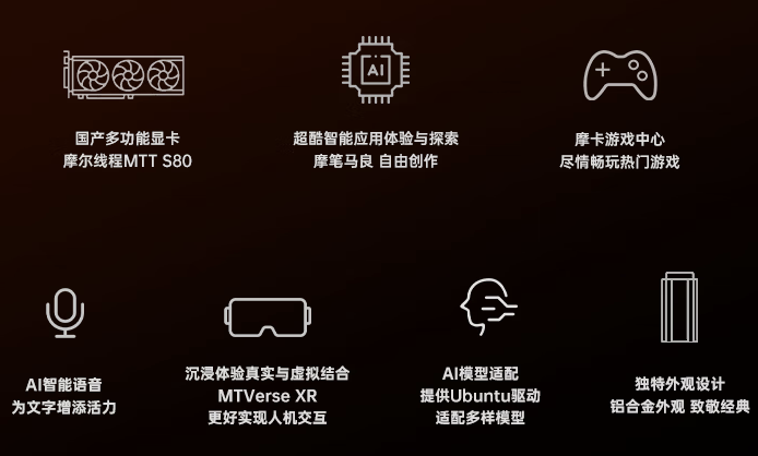 摩尔线程“智娱摩方”台式电脑主机配置上新:i5-14400F + MTT S80 国产显卡售 7099 元