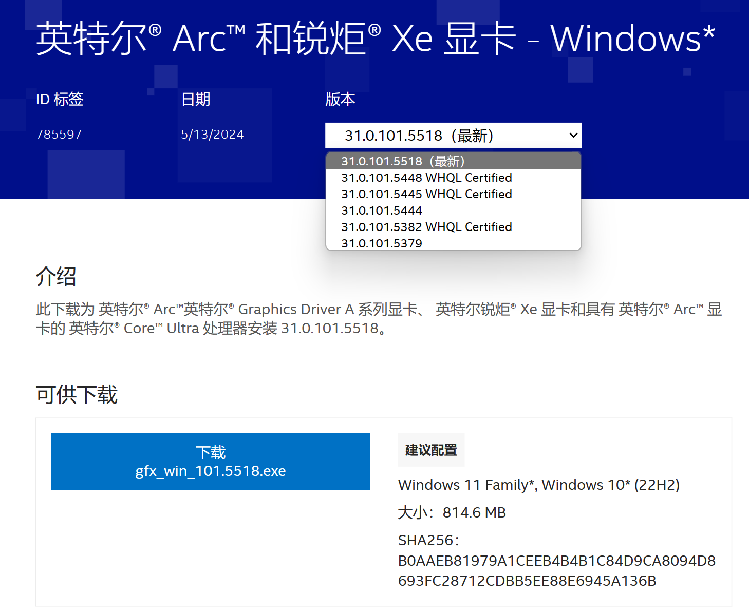 英特尔锐炫 Arc 显卡 5518 测试版驱动发布:新增《对马岛之魂》《家园 3》游戏支持