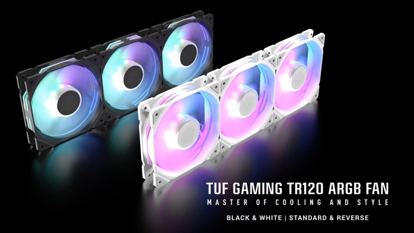 华硕 TUF GAMING TR120 雷光 12028 加厚散热风扇开售,正反叶同价 139 元起