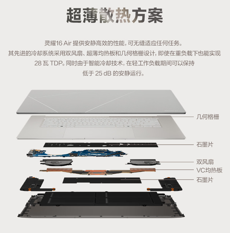 华硕灵耀 16 Air 笔记本国行开售:厚 1.1cm、锐龙 AI 9 HX370,首发 12999 元起