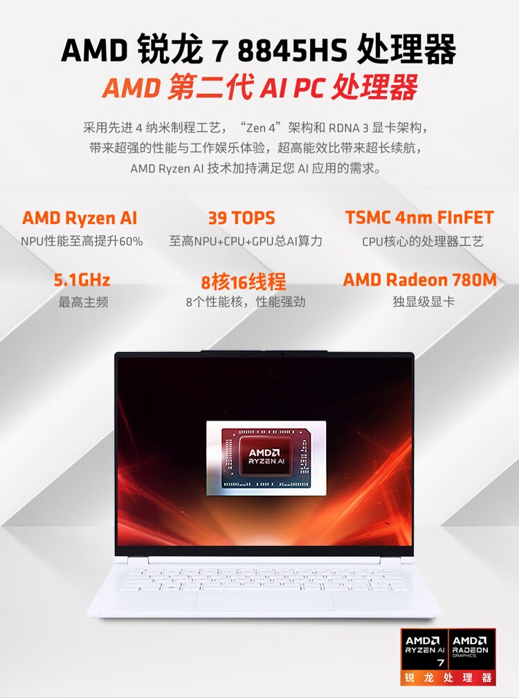 机械革命新款无界 14X 暴风雪笔记本预售:R7-8845HS、32G+1T、白色键盘,4499 元