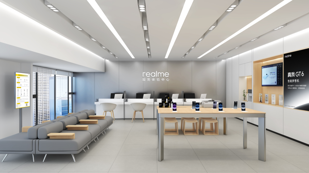 真我首家品牌服务旗舰店开业,徐起宣布年底将建成500家售后网点