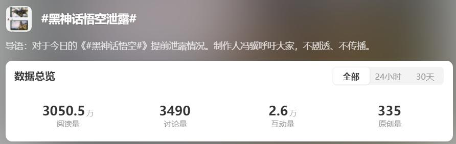 先测再玩,《黑神话:悟空》官方性能测试工具上架
