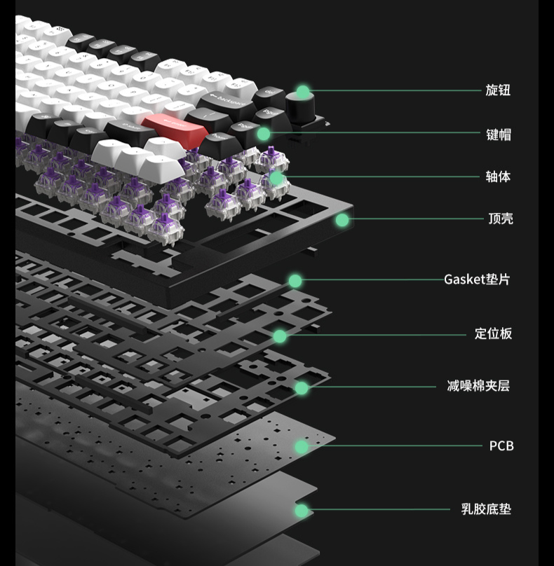 Keychron Q1HE 三模磁轴键盘上市:CNC 铝坨坨、佳达隆二代磁轴,1321 元