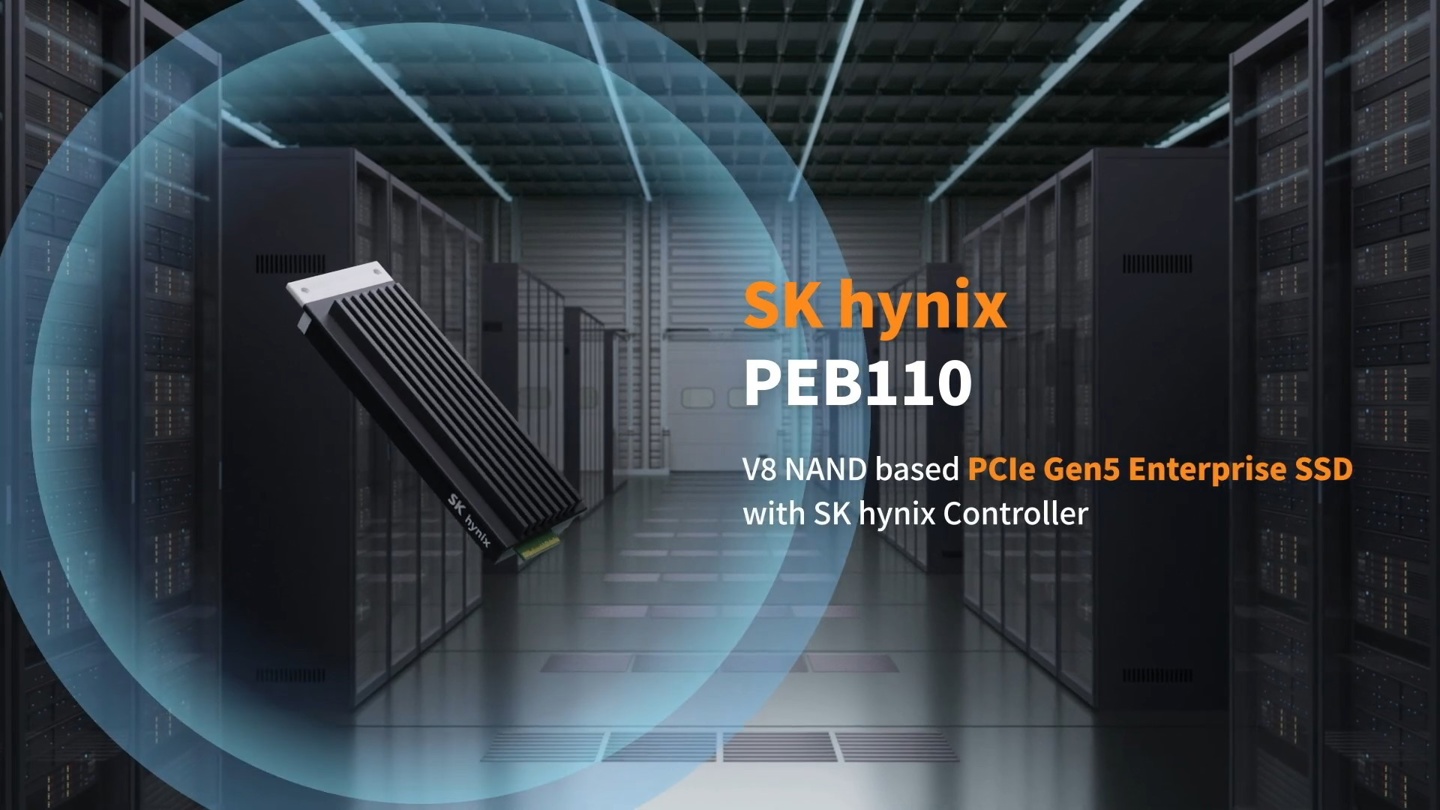 SK 海力士公布 PCIe 5.0 企业级固态硬盘 PEB110 E1.S 性能，预告 PCIe 6.0 产品