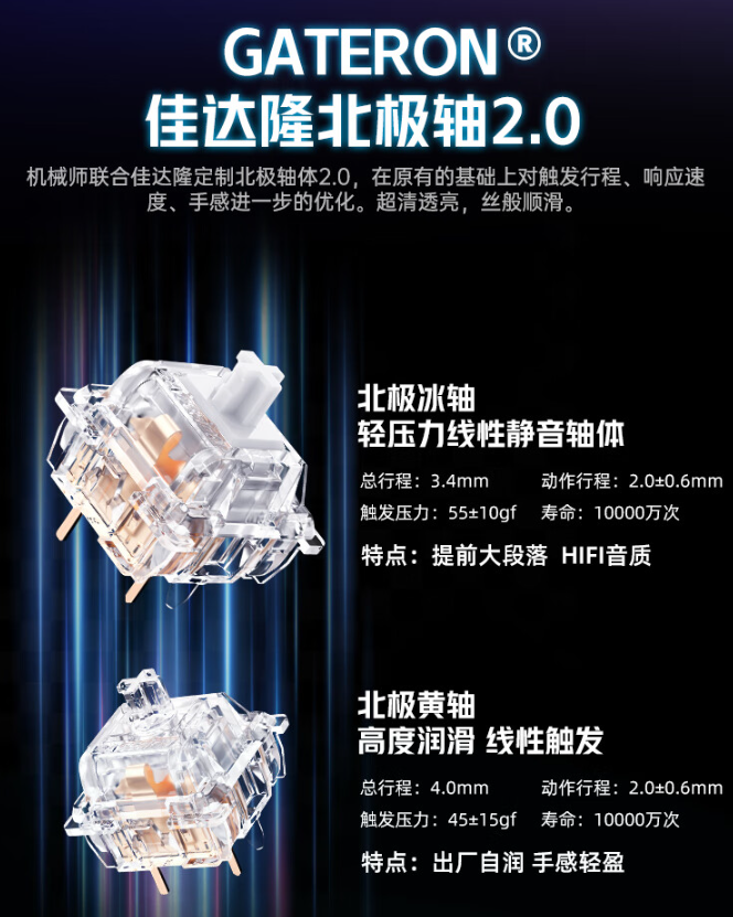 机械师 KT84 机械键盘开售:“双屏”设计、热插拔机械轴,999 元