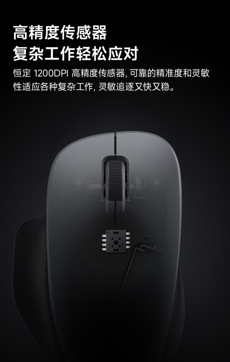 小米无线鼠标舒适版有品 45 元众筹:TTC 轻音开关按键、1200 DPI