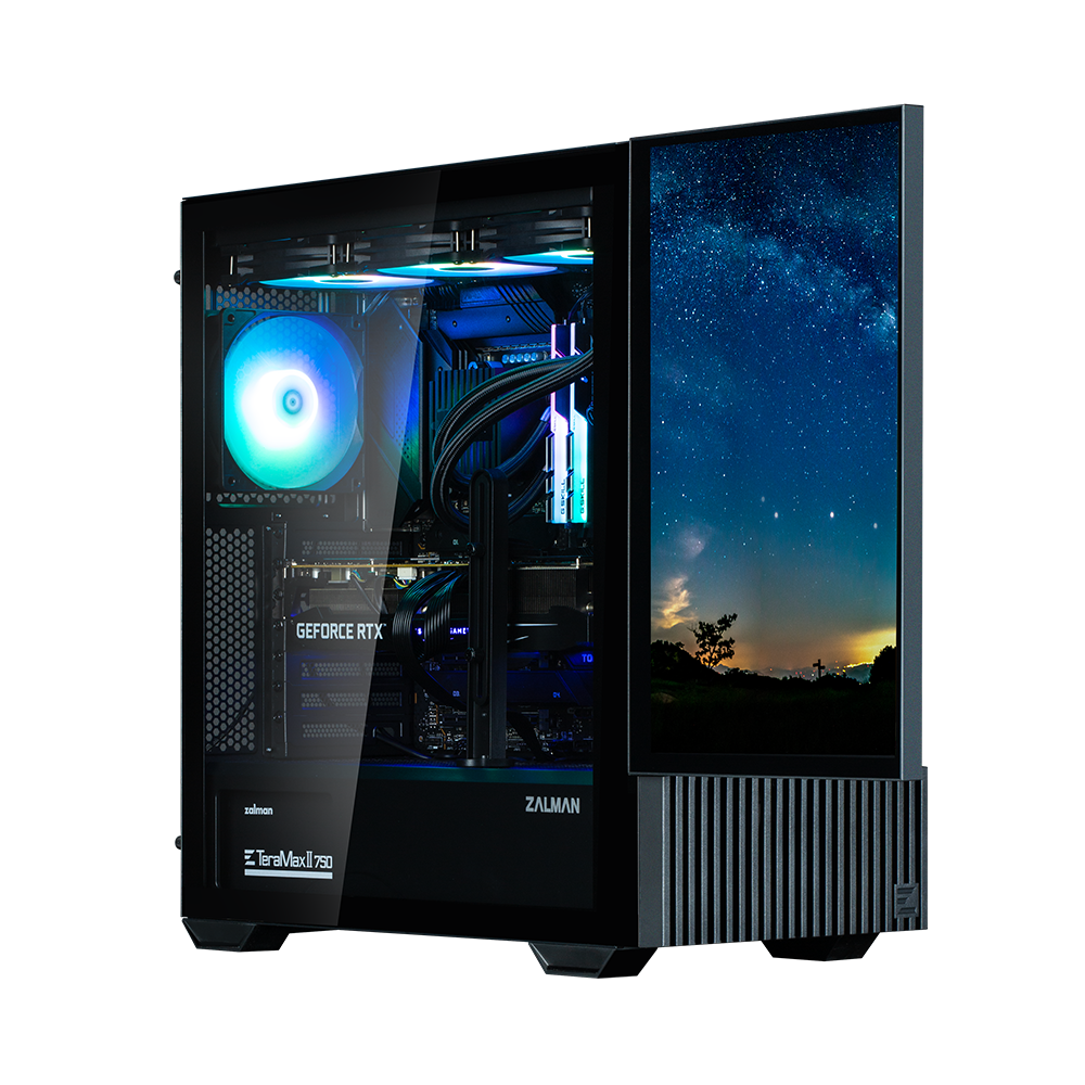前部配备 15.6 英寸可旋转显示屏,Zalman 推出 Z10 DS 中塔 ATX 机箱