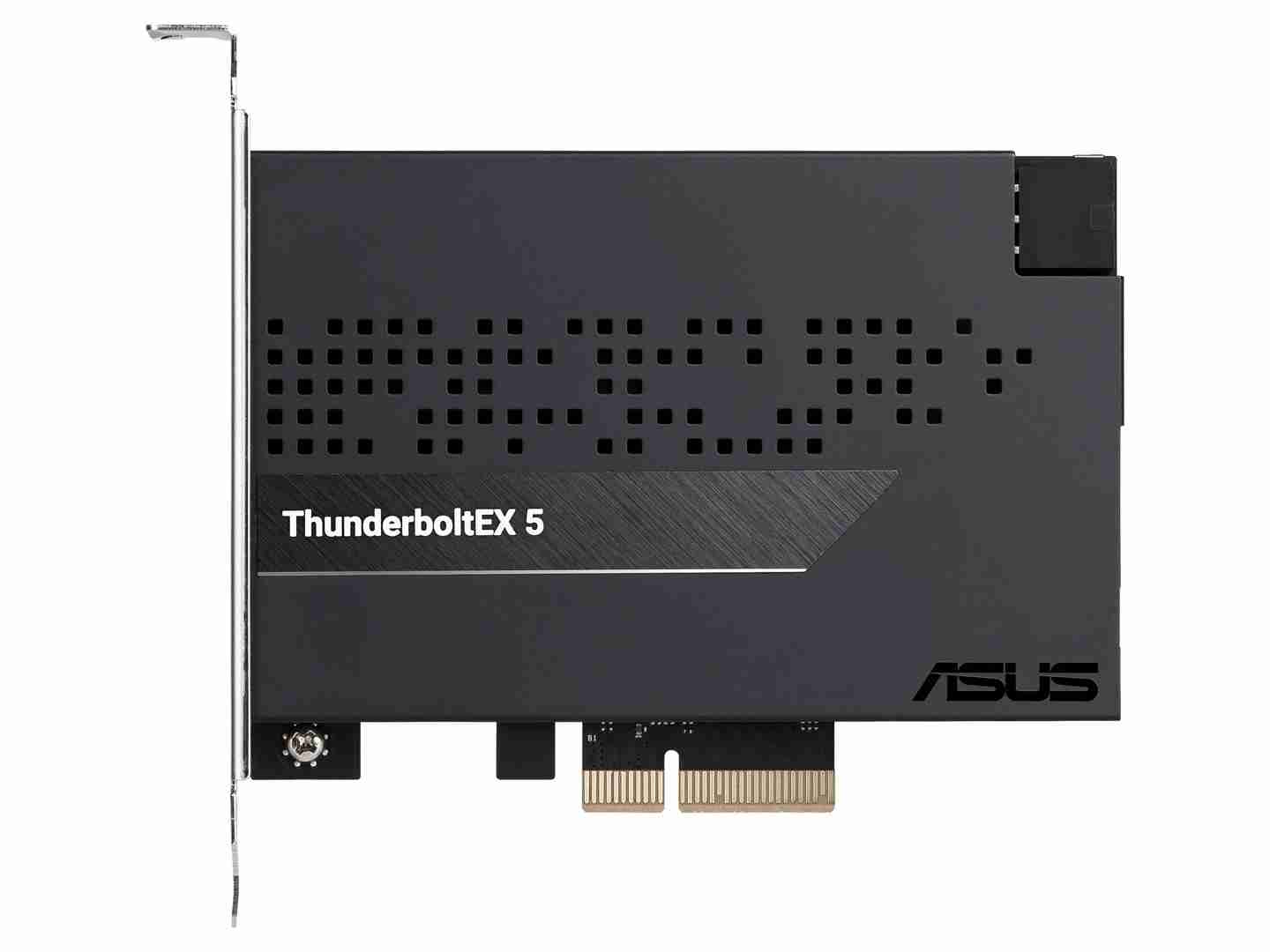 华硕推出 ThunderboltEX 5 扩展卡,提供双雷电 5 与三 miniDP in 接口