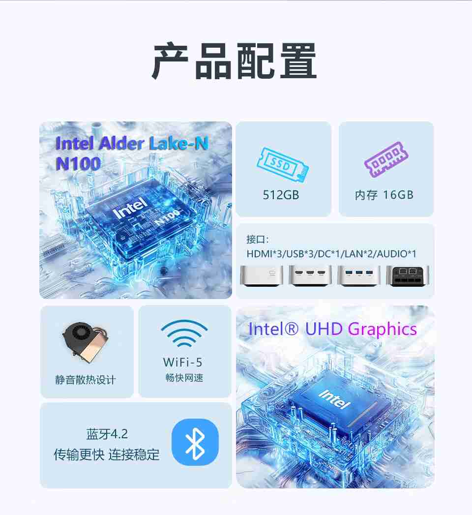 N100 + 双网口,联想异能者口袋迷你主机 699 元起新低