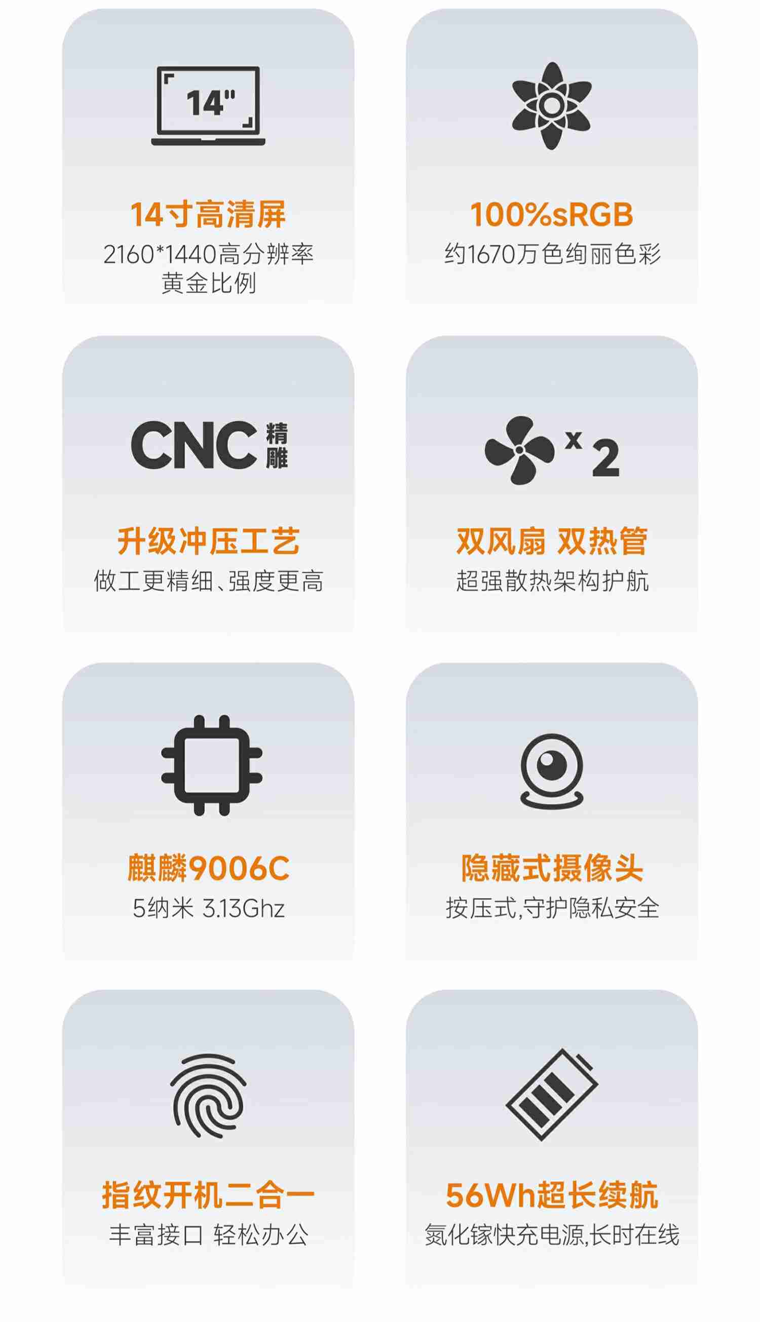 安领信推出“NB6423”笔记本：麒麟 9006C 处理器、按压式摄像头，7500 元