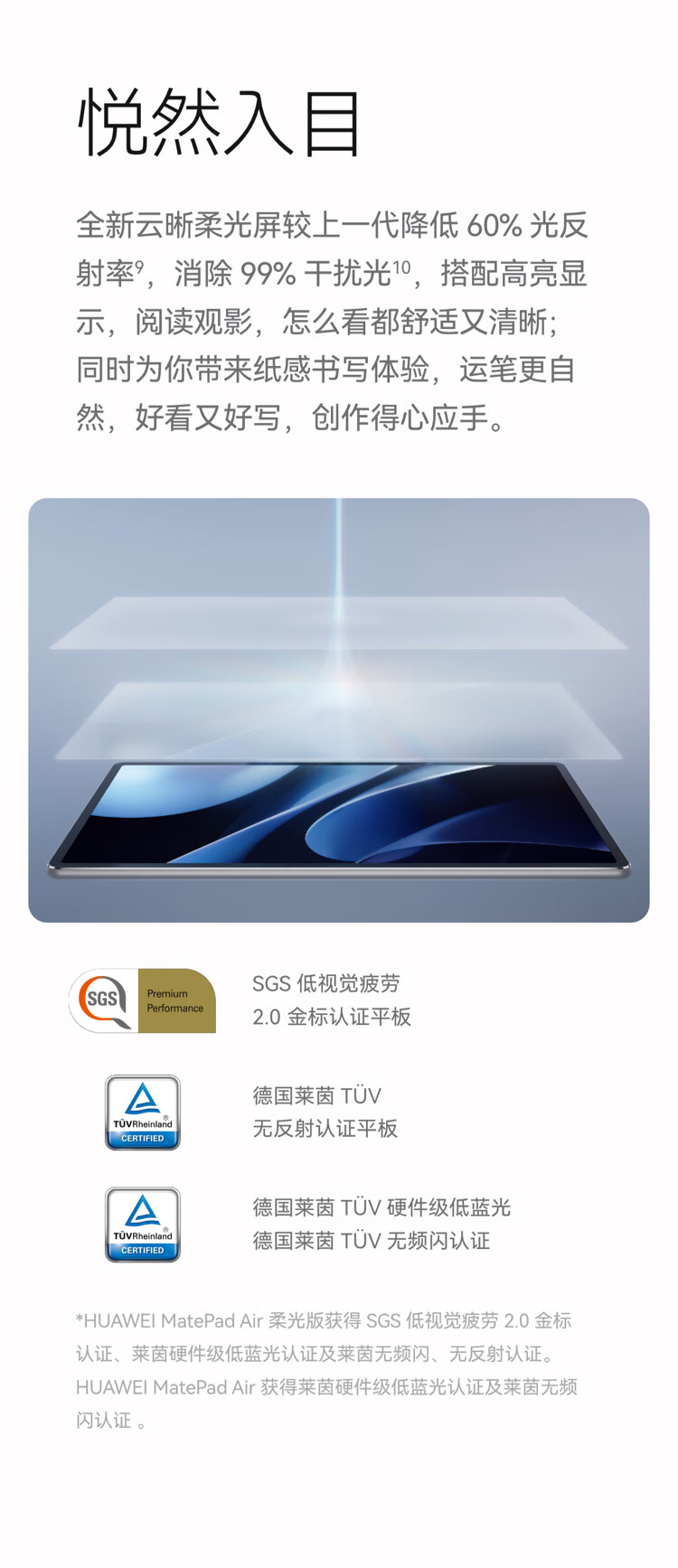 华为新款 MatePad Air 平板首销:12 英寸 2.8K 1000 尼特屏幕,首发 2899 元起