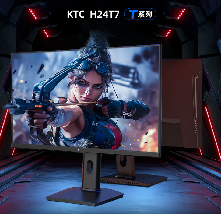首发价 779 元,KTC 23.8 英寸 2K 180Hz 显示器 H24T7 发售