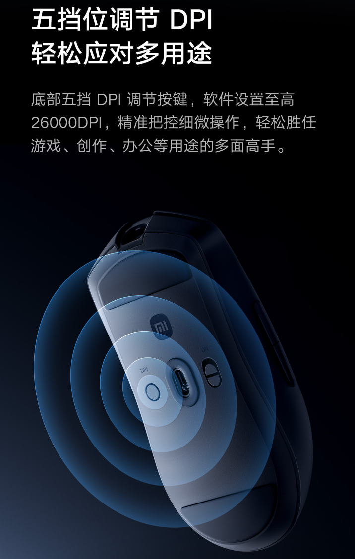 小米鼠标 X1 发布:8000Hz 回报率、65g 轻量化设计,众筹价 279 元