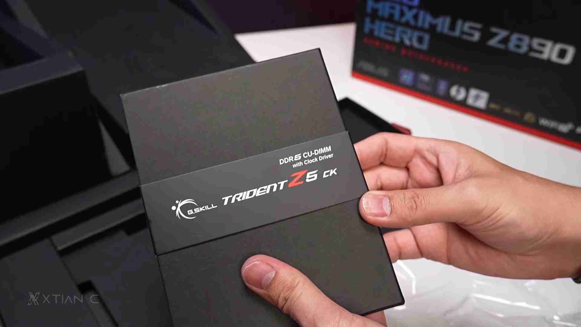 芝奇 CUDIMM 内存条 Trident Z5 CK 现身:24GB×2,8200CL40